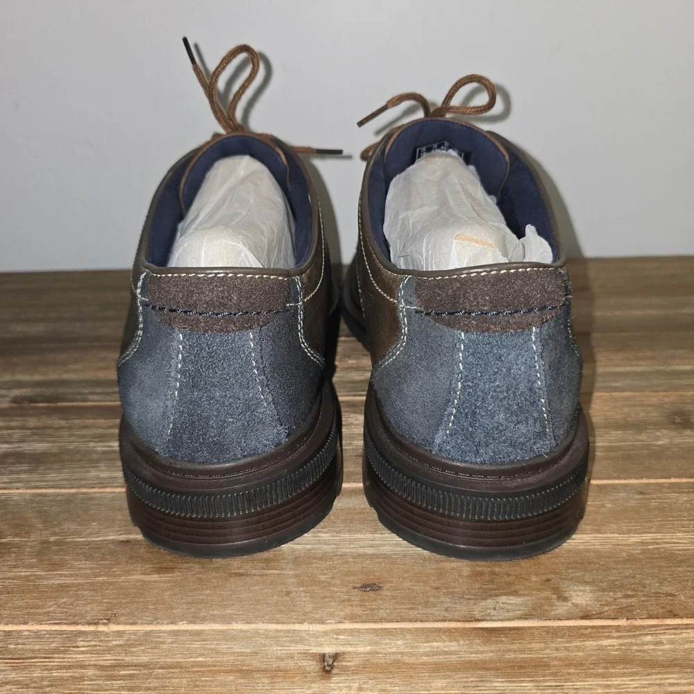 Clarks Collection Extreme Comfort Loafers Mens 11 Brown Leather Derby Oxfords